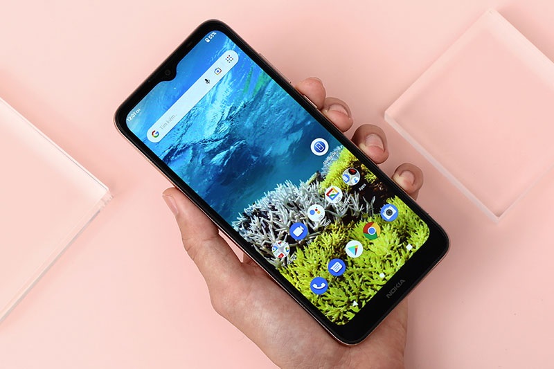 Nokia C20 được ho&agrave;n thiện từ chất liệu vỏ polycarbonate